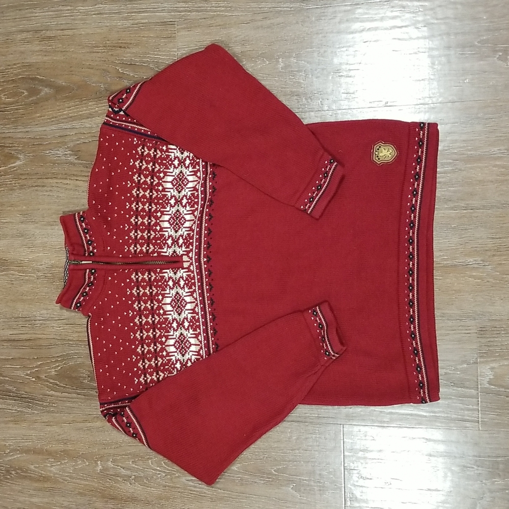 (XL) Newton Trading Co. Authentic Casual Wear 100% Cotton Knit Vintage Nordic